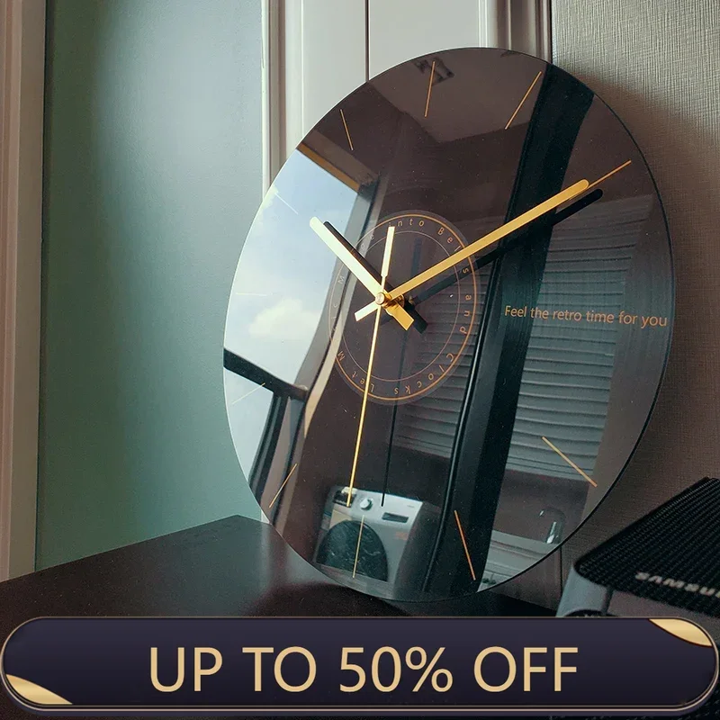 Luxury Lifestyle Gifts - Luxury Silent Wall Clock Living Room