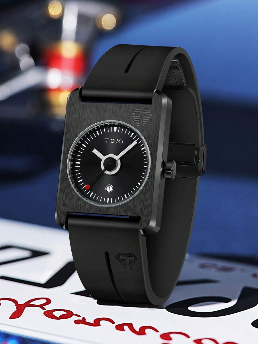 1pc TOMI Men's Square Silicone - đánh giá và giá Luxury Lifestyle Dress