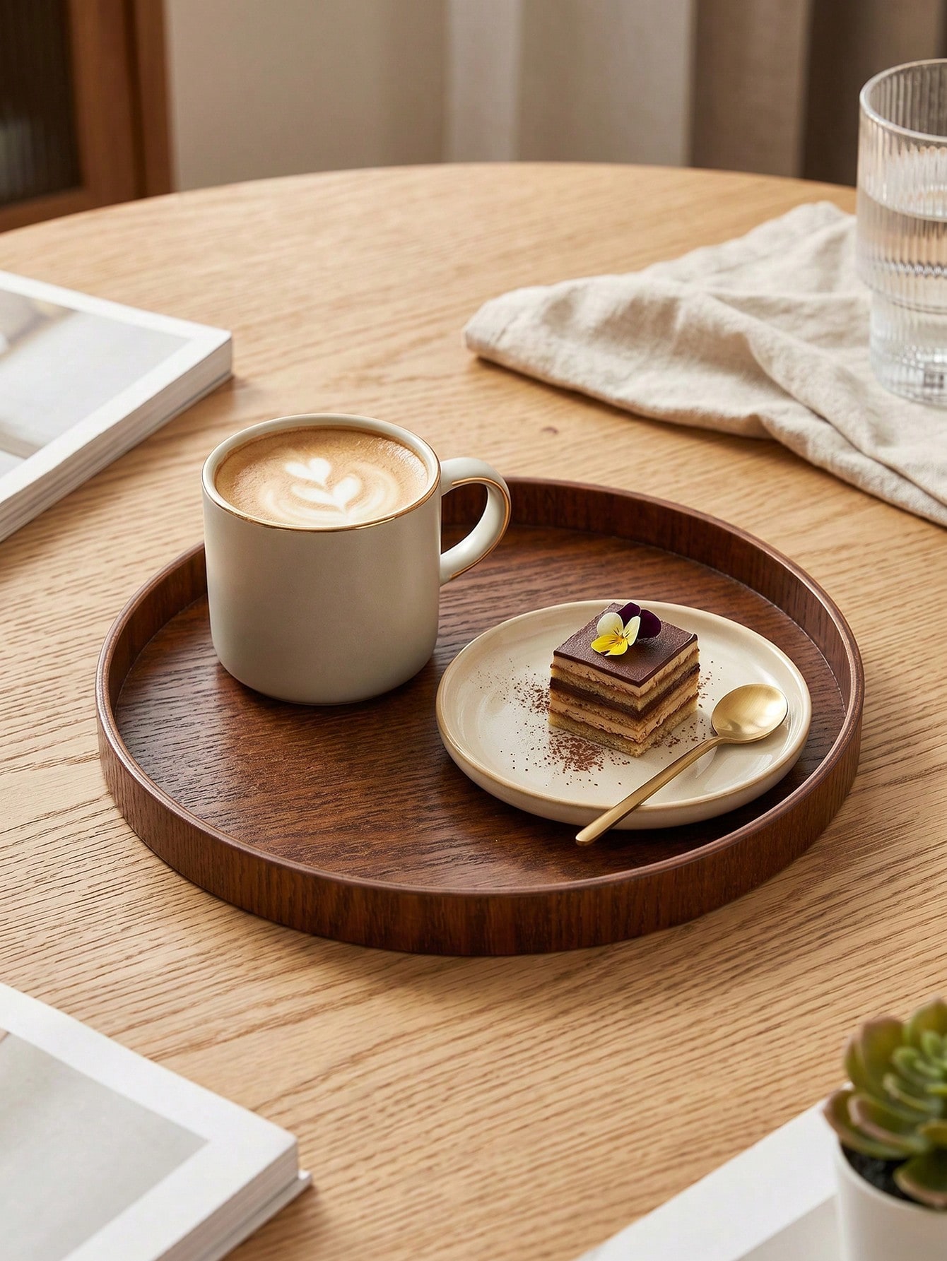 1pc/3pcs Natural Wooden Servin - đánh giá và giá Wooden Serving Tray