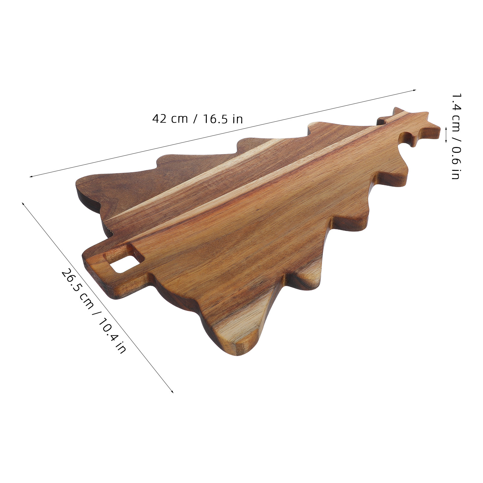 Christmas Tree Wood Cutting Bo - đánh giá và giá Wooden Serving Tray