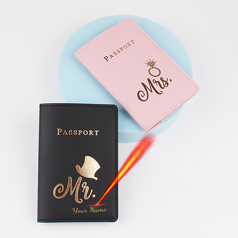 Customize Name Mr/Mrs Logo Pas - đánh giá và giá Leather Passport Cover