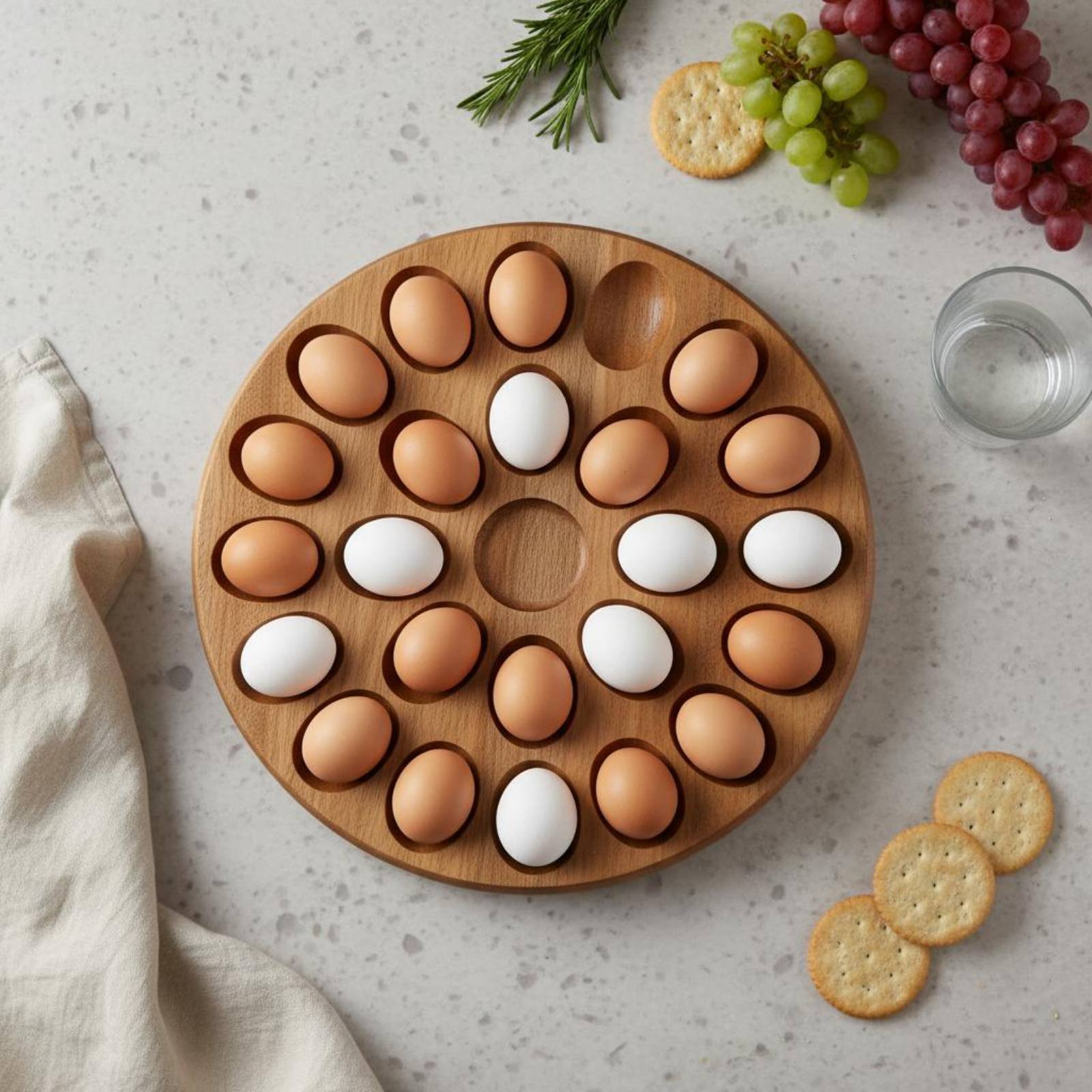 Reversible Wooden Oval Tray Na - đánh giá và giá Wooden Serving Tray