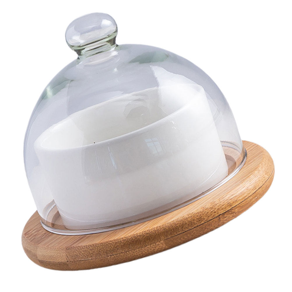 Ceramic Salad Bowl Set with Cl - đánh giá và giá Wooden Serving Tray