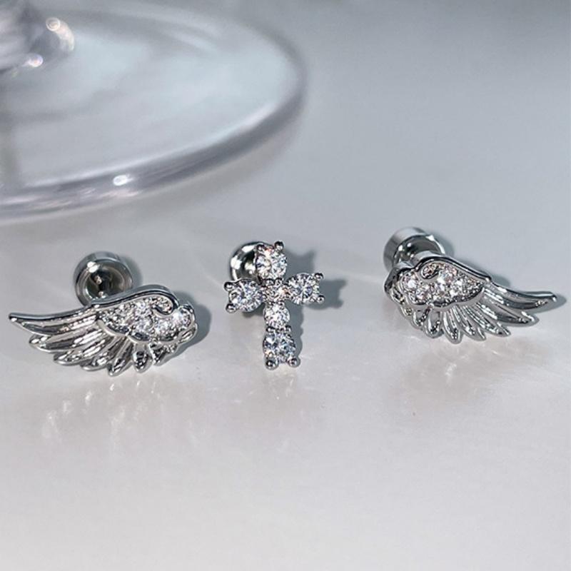 Angel Wings Cross Earrings Lux - đánh giá và giá Luxury Lifestyle Gifts
