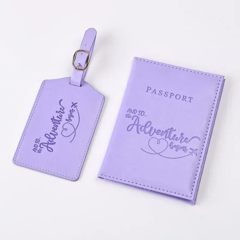 New Purple PU Leather Passport - đánh giá và giá Leather Passport Cover