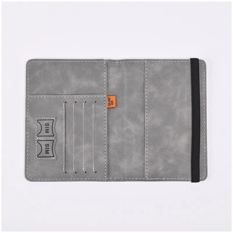 Men PU Leather Wallet Travel P - đánh giá và giá Leather Passport Cover