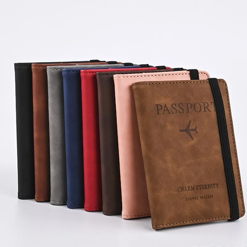Men PU Leather Wallet Travel P - đánh giá và giá Leather Passport Cover